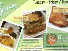 Granny Country Kitchen menu