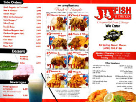 Jj Fish Chicken menu