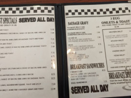 Tina's Diner menu