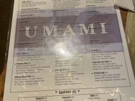 Umami menu