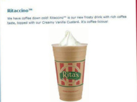 Rita's Italian Ice menu