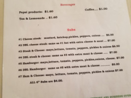 Fran's Place menu