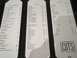 Cuts Steakhouse menu