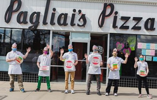 A A Pagliai's Pizza outside