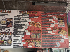 Atexcac Mexican menu