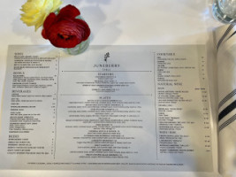 Juneberry Table menu