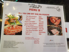 Iron Pig Korean Bbq menu