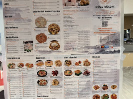 China Dragon menu