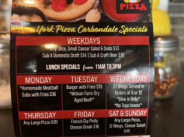 New York Pizza Carbondale food