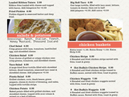 Cj's Cafe menu