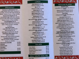 Alma's Mexican Kitchen menu