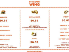 Discover Wing menu