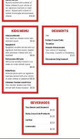 Roma Café menu