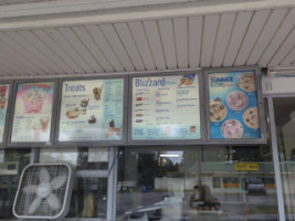 Dairy Queen Store menu