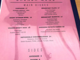 Short Stories menu