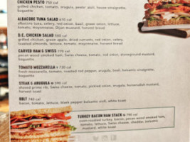 Corner Bakery Cafe menu