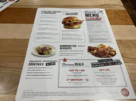 Famous Dave's -b-que menu