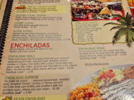 Casa Margarita menu