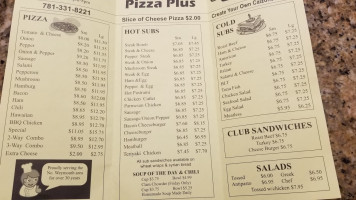 Sea Street Pizzeria menu