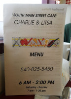 Charlie And Litza's South Main Cafe food