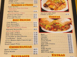 Las Brasas Taco Shop menu