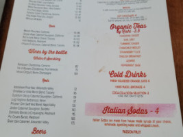 Bartolo's Sugar House menu