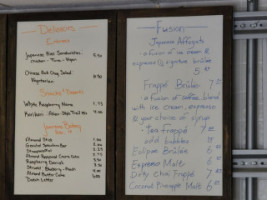 The Bean Leaf Cafe menu