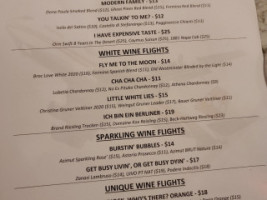 Stanford Wines menu