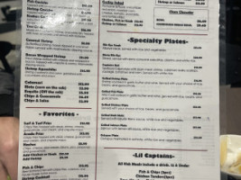 The Fish Grill menu