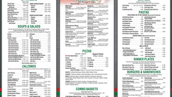 Double G's Pizzeria menu