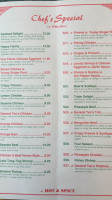 China Star Chinese menu