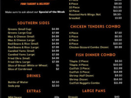 Smashhtyme Southern Kitchen Llc menu