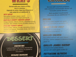 Fired Up Grill menu