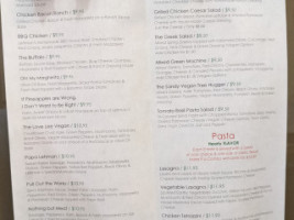 Lehman’s Pizzeria menu