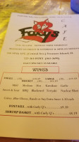 Foxy's Cafe menu