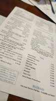 Schooner's menu