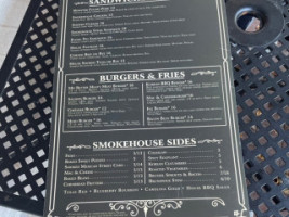 Senoia Smokehouse menu