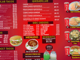 El Gordo Mexican Grill #5 menu