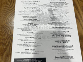 Railroad Grill menu