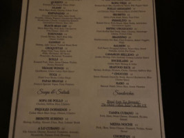 Azucar menu