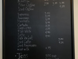 Morningbird menu