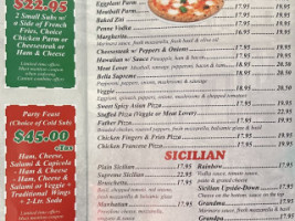 Bella Pizza menu