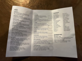 Anonimo Pizza menu