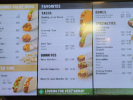 Taco Bell menu