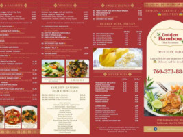 Golden Bamboo menu