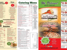 Carlucci's Express menu