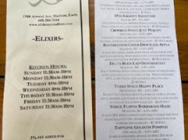 Alchemy menu