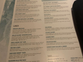 Bonefish Grill menu