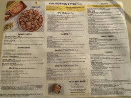 California Pizza Kitchen At Geneva Commons menu