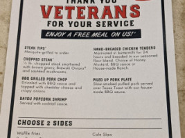 Logan's Roadhouse menu